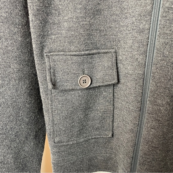 Wool ASSARAF Zip Cardigan - Picture 7 of 11